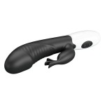PRETTY LOVE - RASMUSSEN 30 FUNCTION RABBIT VIBRATOR BLACK